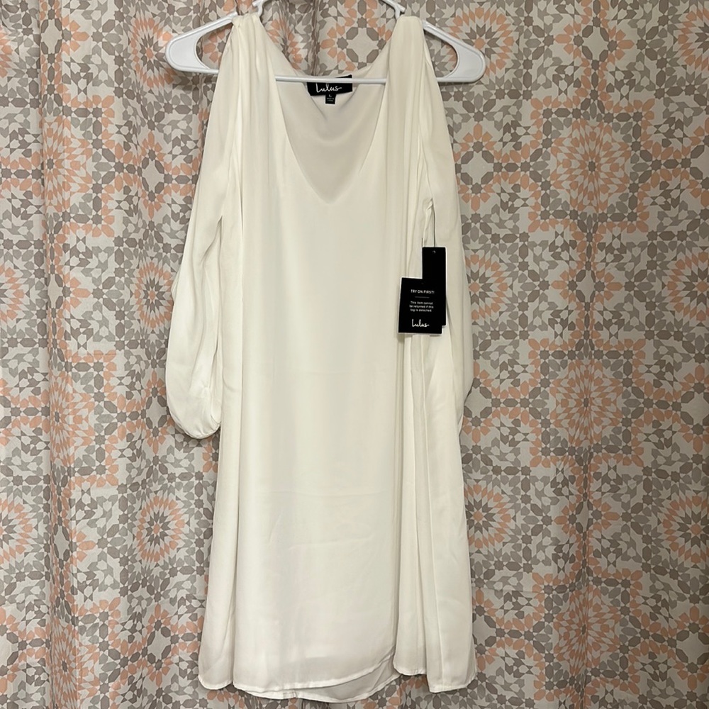 Lulu’s sheer size Large dress NEW WITH TAGS